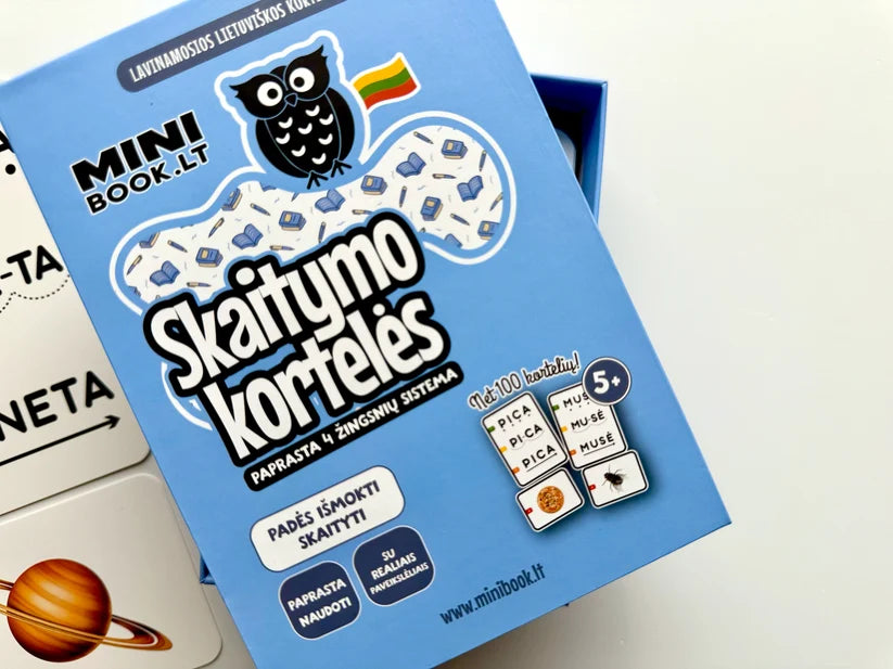 Lavinamosios kortelės | SKAITYMO