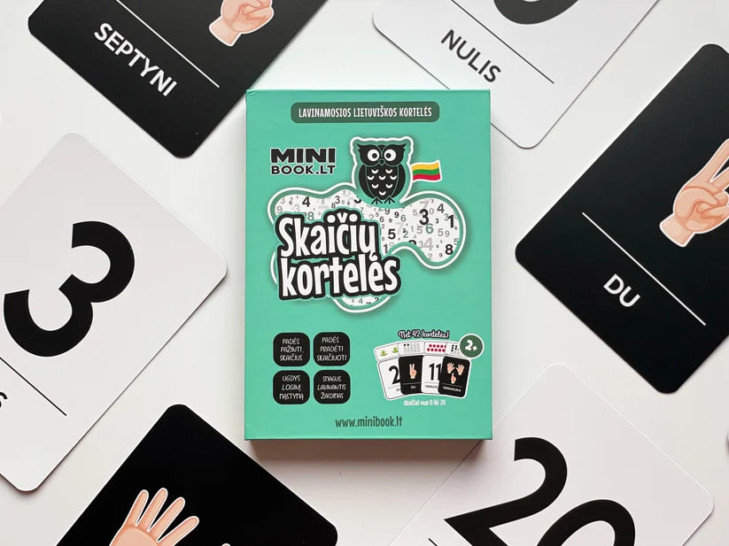 Lavinamosios kortelės | SKAIČIAI