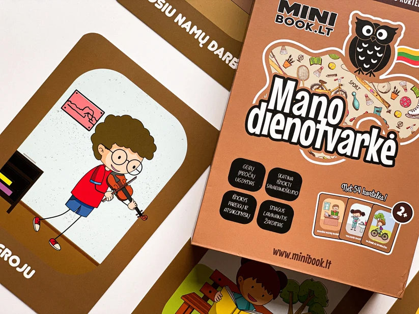 Lavinamos kortelės | DIENOTVARKĖ