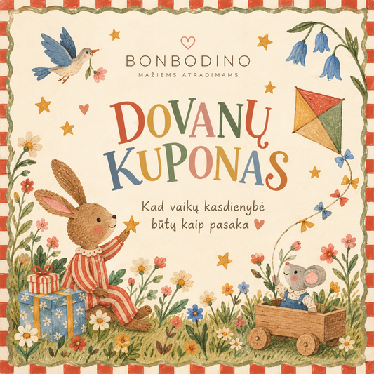Elektroninis dovanų kuponas | BONBODINO