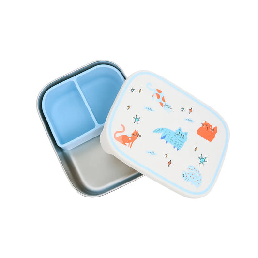 Nerūdijančio plieno priešpiečių dėžutė | MEOWTIFUL CATS