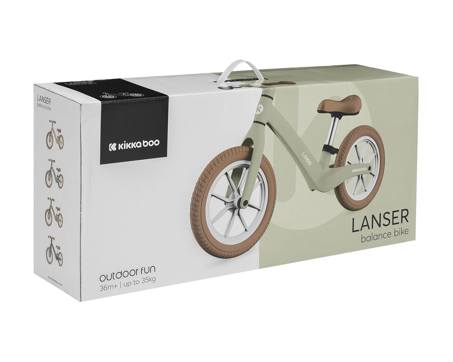 Balansinis dviratis LANSER | ARMY GREEN