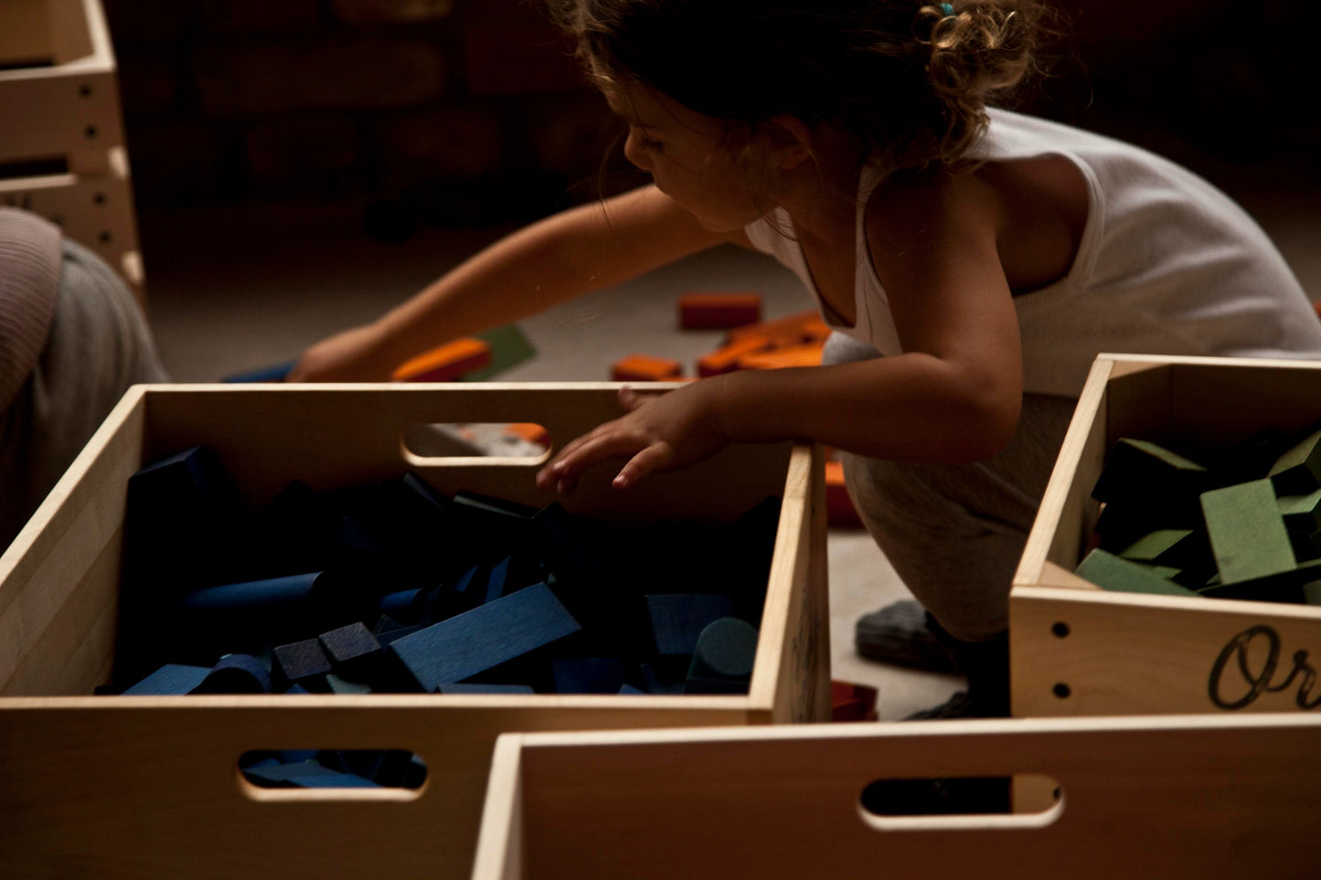 Medinės Montessori kaladėlės | RAINBOW 30vnt.